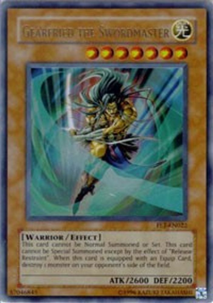 Gearfried the Swordmaster (DR3-EN142) - Ultra Rare