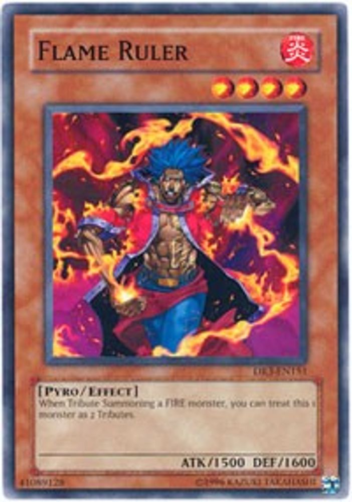 Règle de flamme [DR3-EN151] commune 