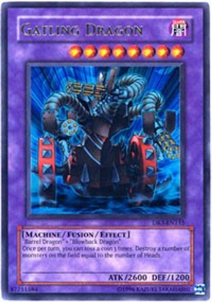 Gatling Dragon (DR3-EN155) - Ultra Rare
