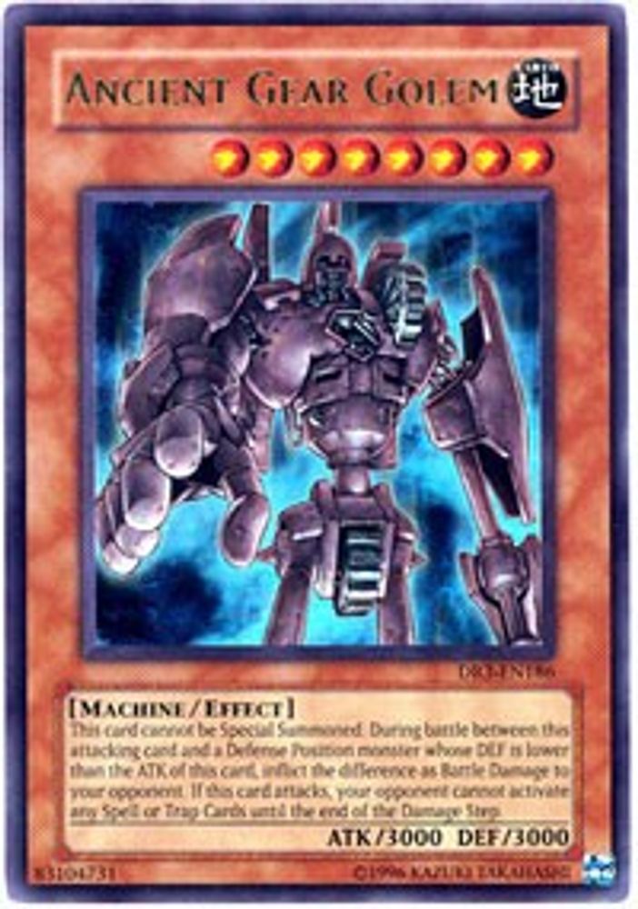 Golem à engrenages anciens [DR3-EN186] Ultra rare 