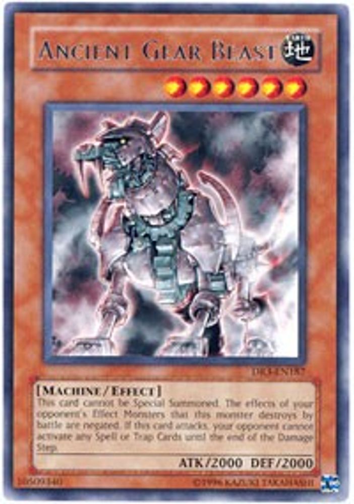 Bête à engrenages antiques [DR3-EN187] Rare 