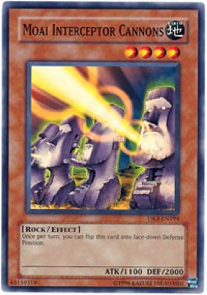 Canons intercepteurs Moai [DR3-EN194] Commun 