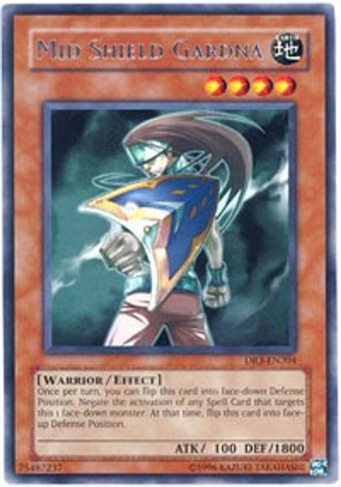 Mid Shield Gardna (DR3-EN204) - Rare