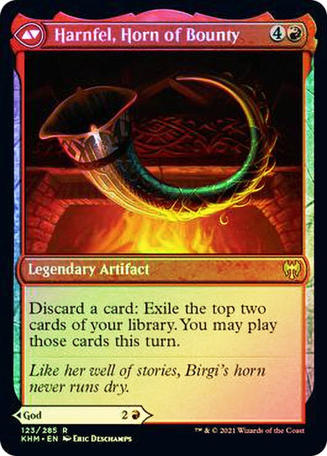 Birgi, God of Storytelling (PRE-123) - Kaldheim Promos Foil