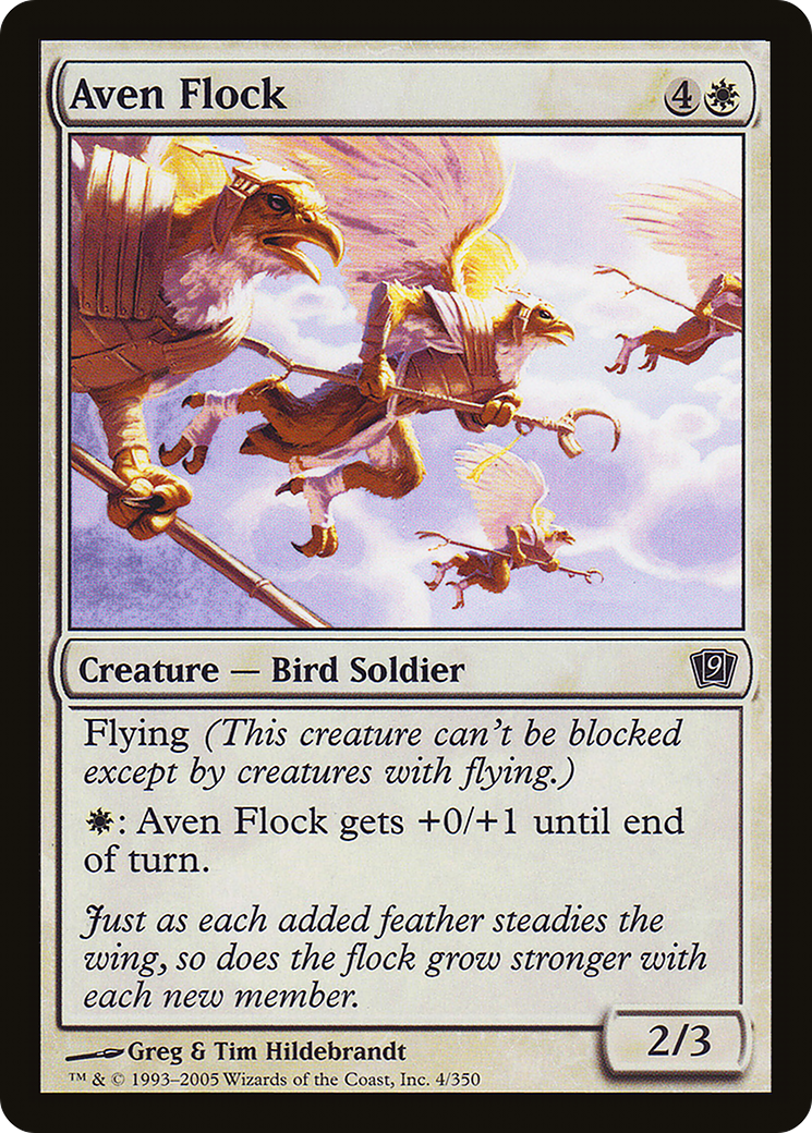 Aven Flock (9ED-04★) - 9th Edition Foil
