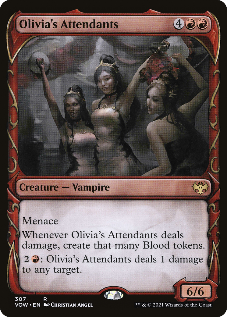Olivia's Attendants (Showcase) (VOW-307) - Innistrad: Crimson Vow: (Showcase)