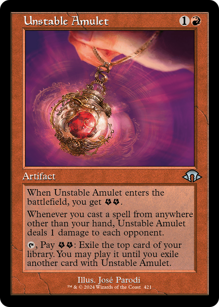 Amulette instable (rétro) [Modern Horizons 3] 
