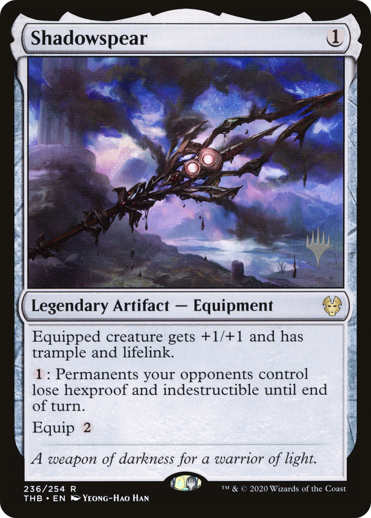 Shadowspear (Pack promotionnel) [Promotions Theros Beyond Death] 