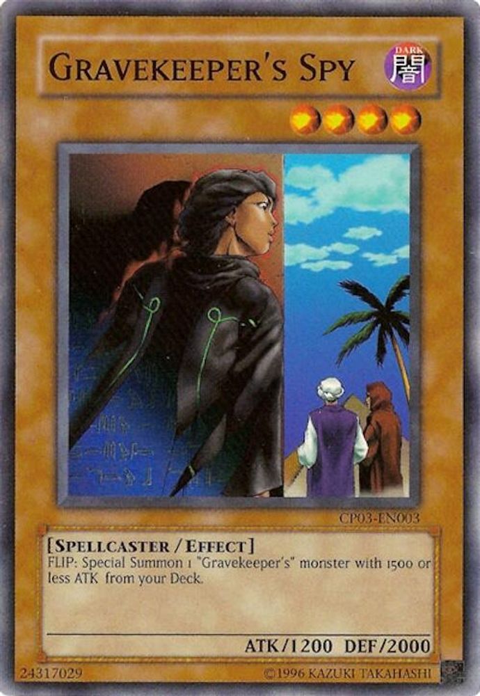 Espion du gardien du cimetière [CP03-EN003] Super Rare 