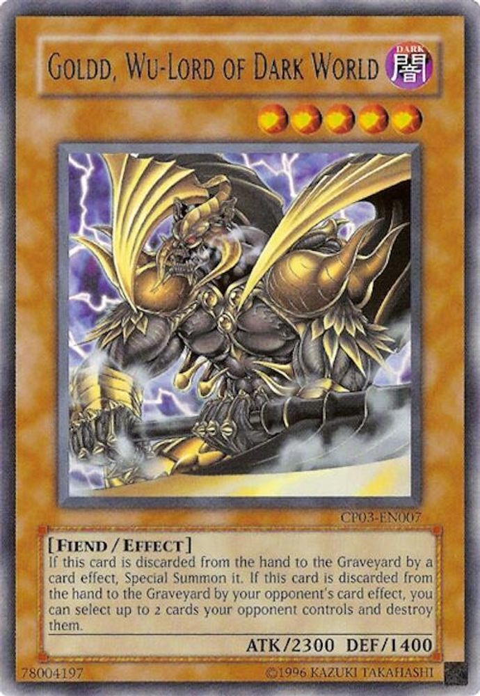 Goldd, Wu-Lord of Dark World (CP03-EN007) - Rare