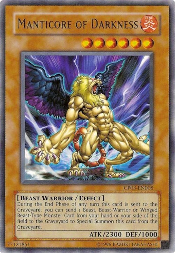 Manticore of Darkness (CP03-EN008) - Rare