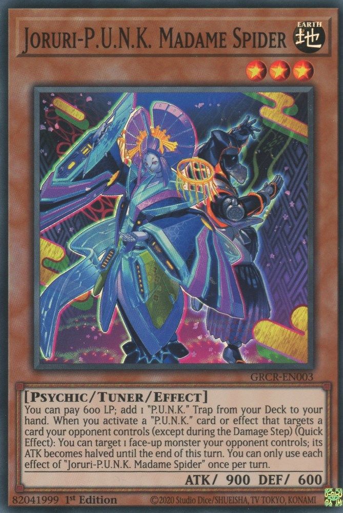 Joruri-P.U.N.K. Madame Spider (GRCR-EN003) - Super Rare