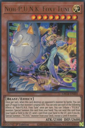 Noh-PUNK Foxy Tune [GRCR-EN005] Ultra Rare 