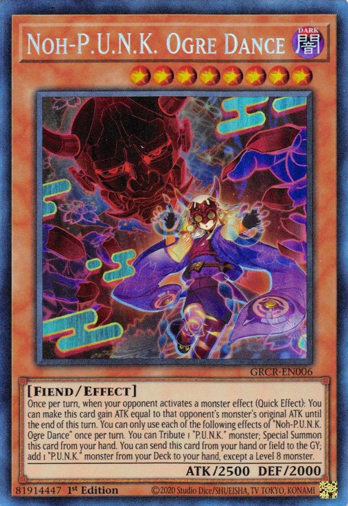 Noh-P.U.N.K. Ogre Dance (CR) (GRCR-EN006) - Collector's Rare