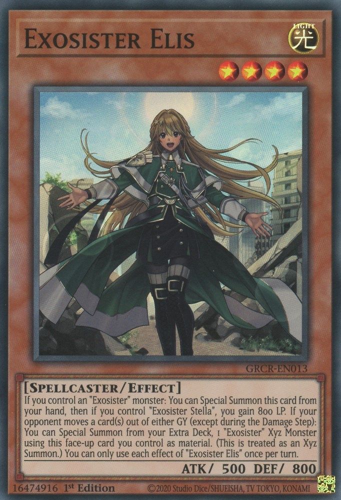 Exosister Elis [GRCR-EN013] Super Rare 