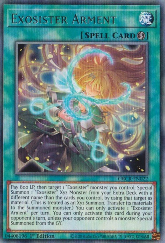 Exosister Arment (GRCR-EN022) - Rare
