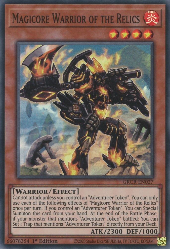 Magicore Warrior of the Relics (GRCR-EN027) - Super Rare