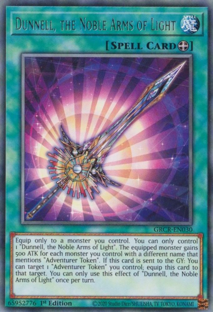 Dunnell, the Noble Arms of Light (GRCR-EN030) - Rare