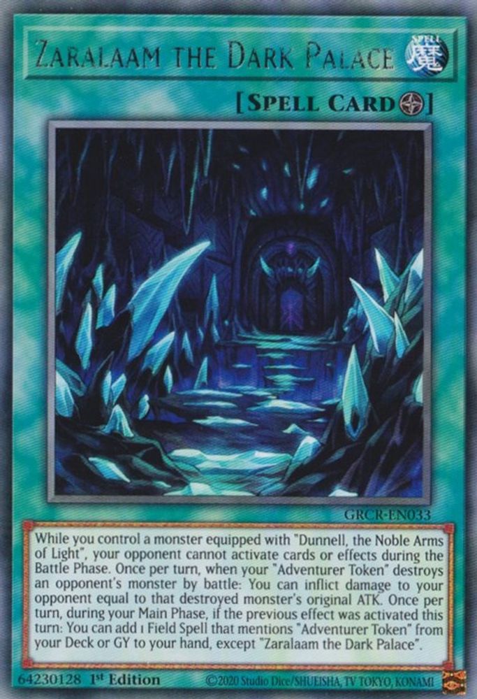 Zaralaam the Dark Palace (GRCR-EN033) - Rare