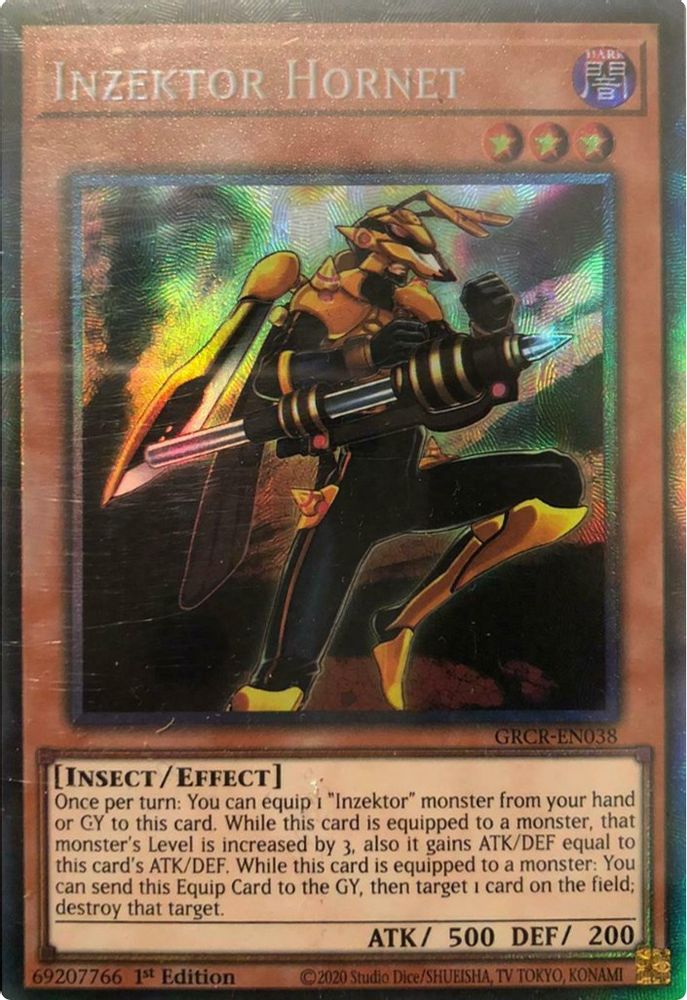 Inzektor Hornet (CR) (GRCR-EN038) - Collector's Rare