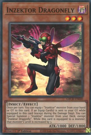 Inzektor Dragonfly [GRCR-EN040] Super Rare