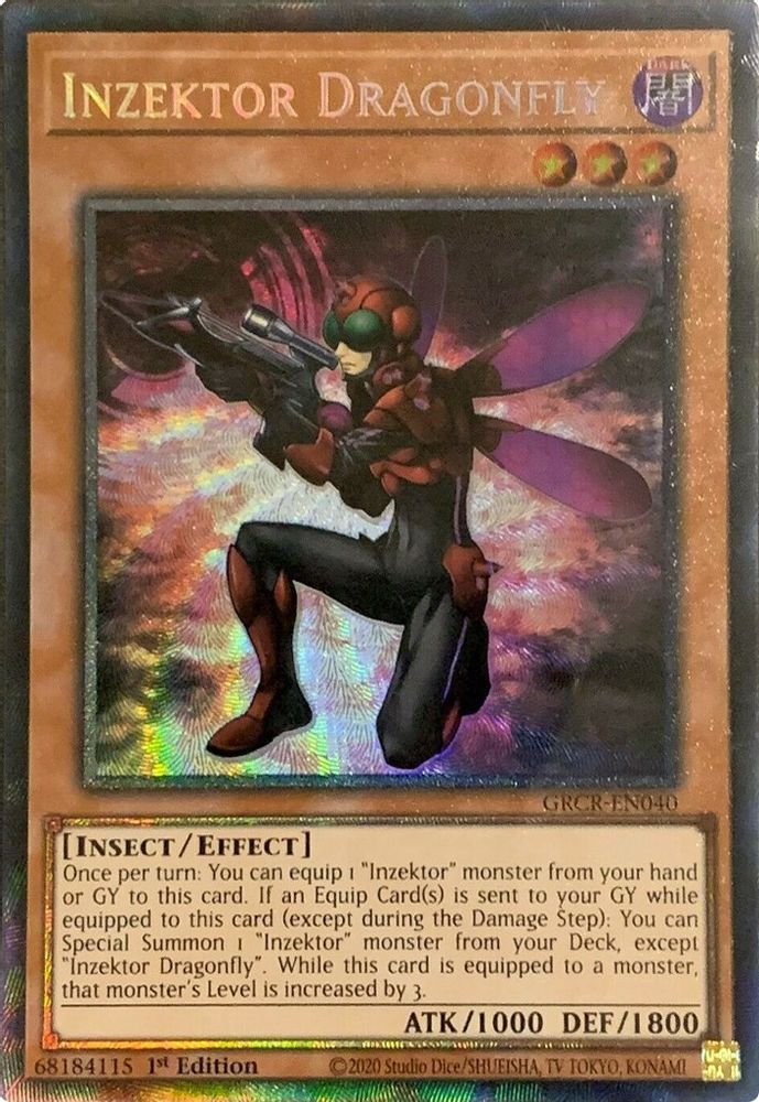 Inzektor Dragonfly (CR) (GRCR-EN040) - Collector's Rare