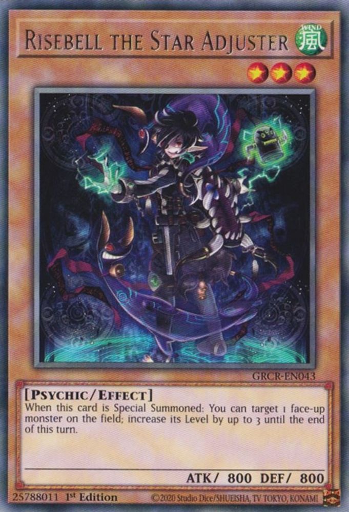 Risebell the Star Adjuster (GRCR-EN043) - Rare
