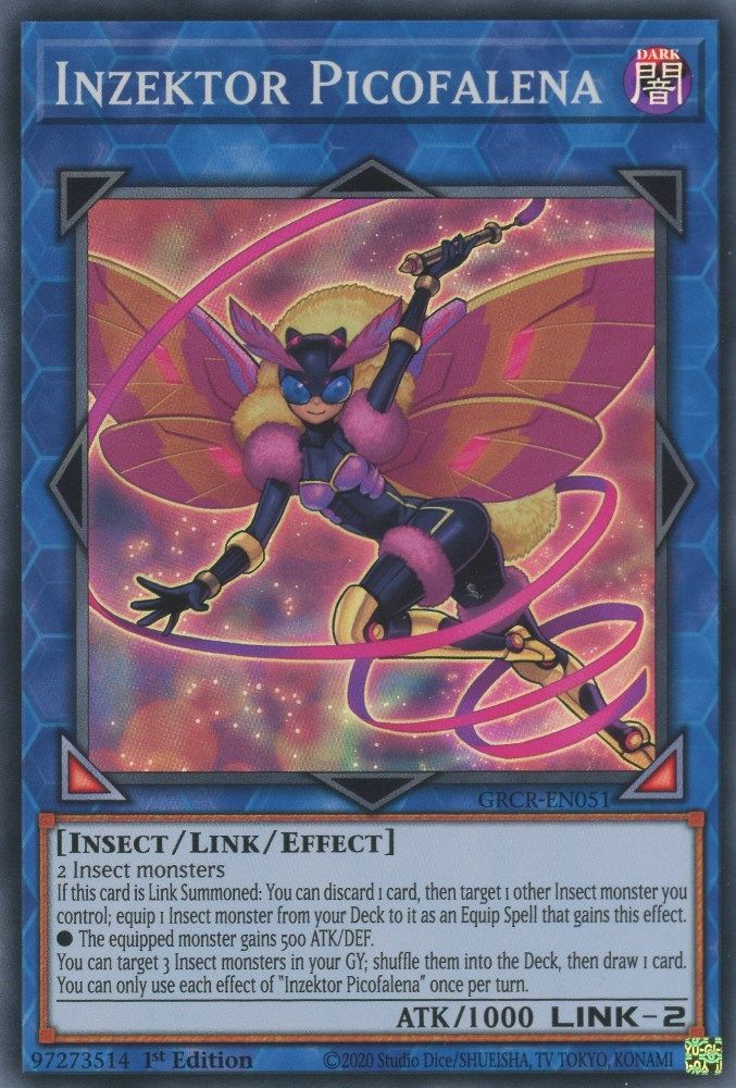 Inzektor Picofalena [GRCR-EN051] Super Rare 