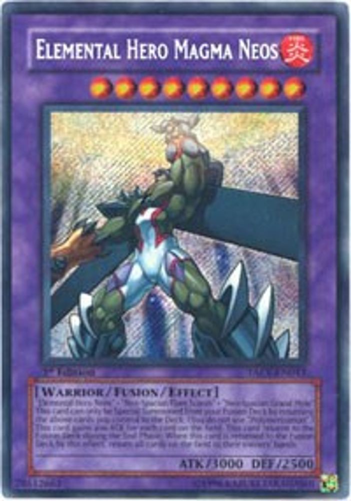 Elemental Hero Magma Neos (TAEV-EN043) - Secret Rare