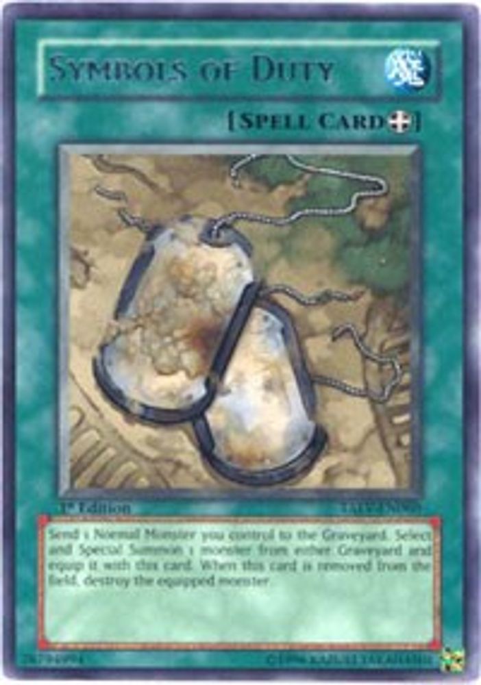 Symbols of Duty (TAEV-EN060) - Rare