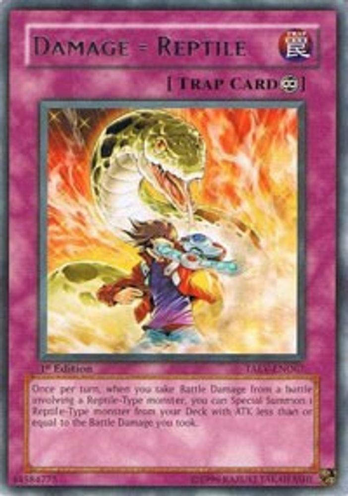 Damage = Reptile (TAEV-EN067) - Rare