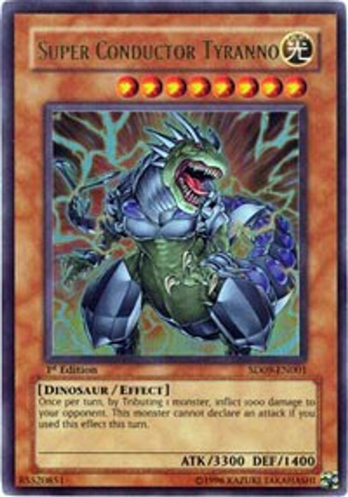 Super Conductor Tyranno (SD09-EN001) - Ultra Rare