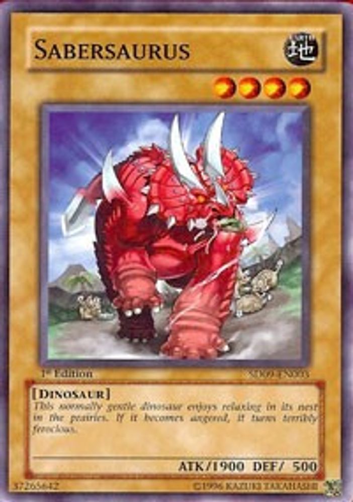 Sabersaurus (SD09-EN003) - Common