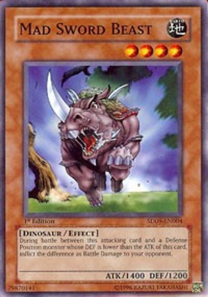 Mad Sword Beast (SD09-EN004) - Common