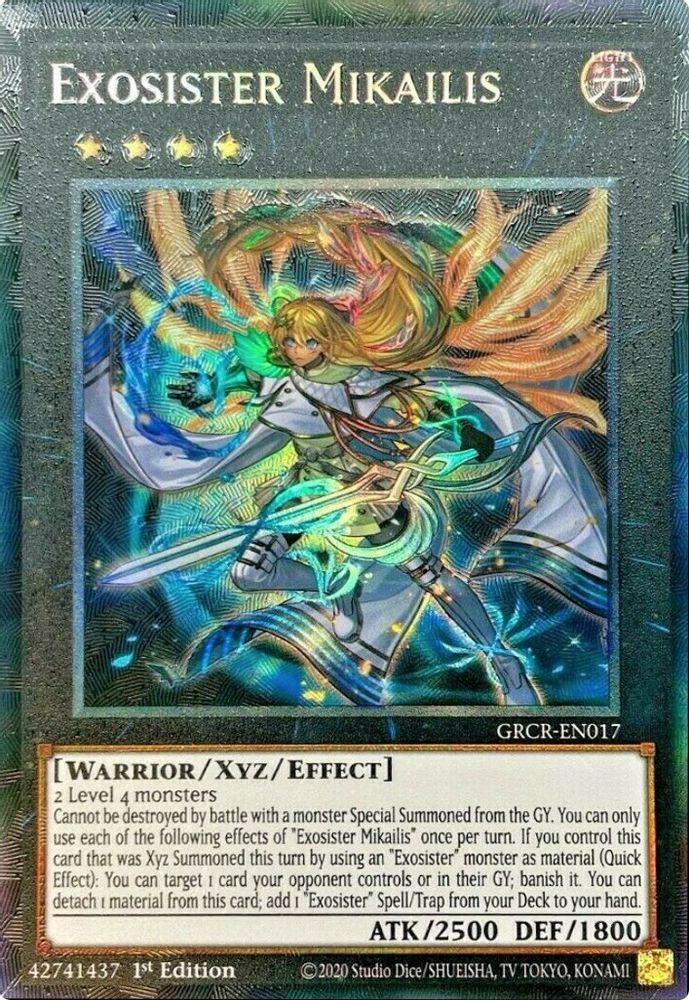 Exosister Mikailis (CR) (GRCR-EN017) - Collector's Rare