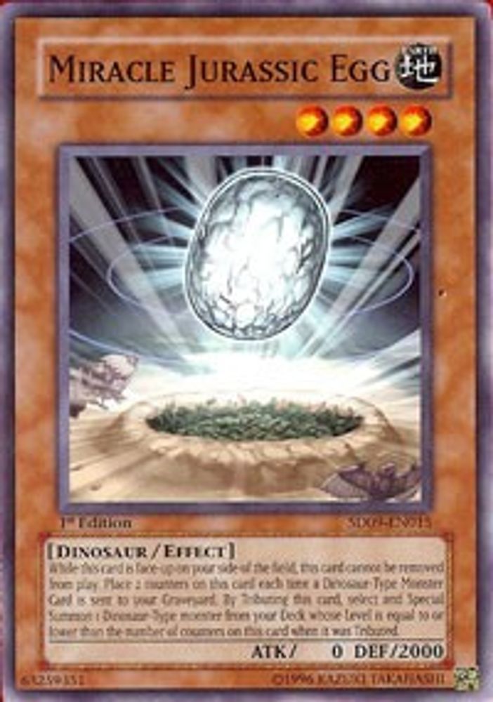 Oeuf Miracle Jurassic [SD09-EN015] Commun 