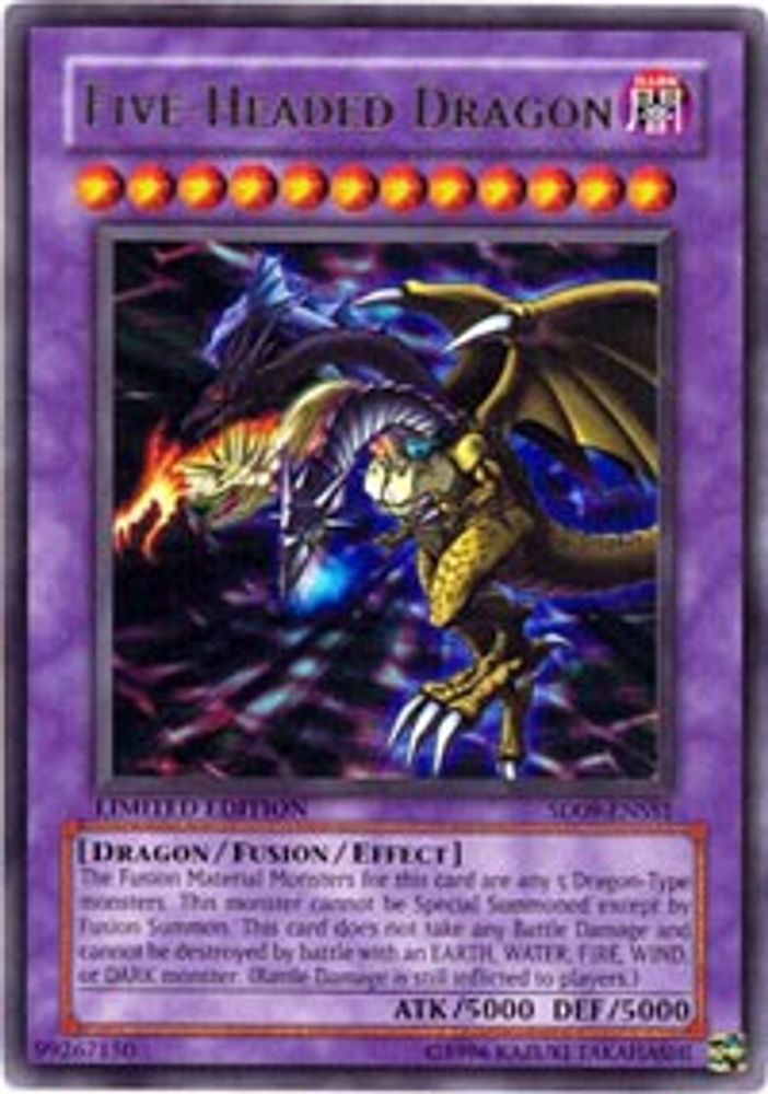 Five-Headed Dragon (SD09-ENSS1) - Ultra Rare