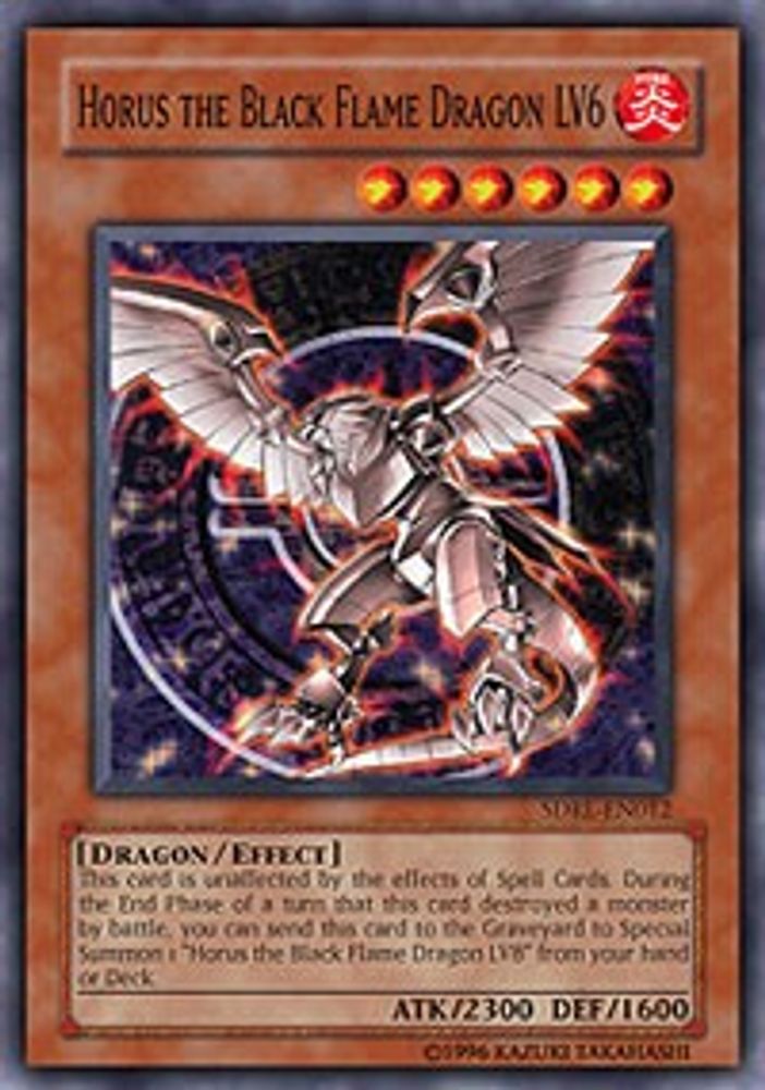 Horus the Black Flame Dragon LV6 (SDRL-EN012) - Common