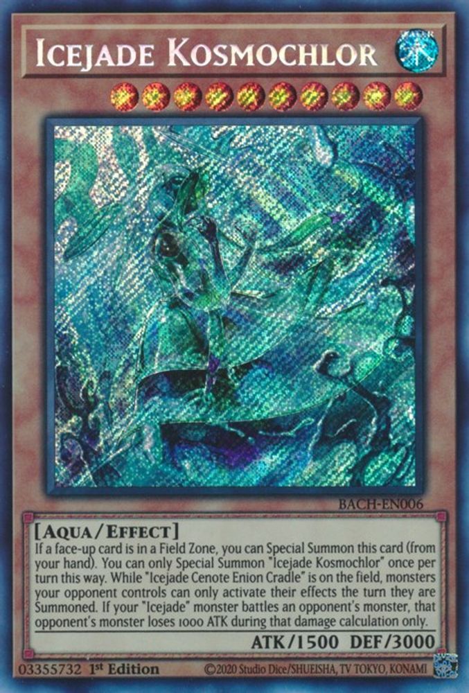 Icejade Kosmochlor [BACH-EN006] Secret Rare 