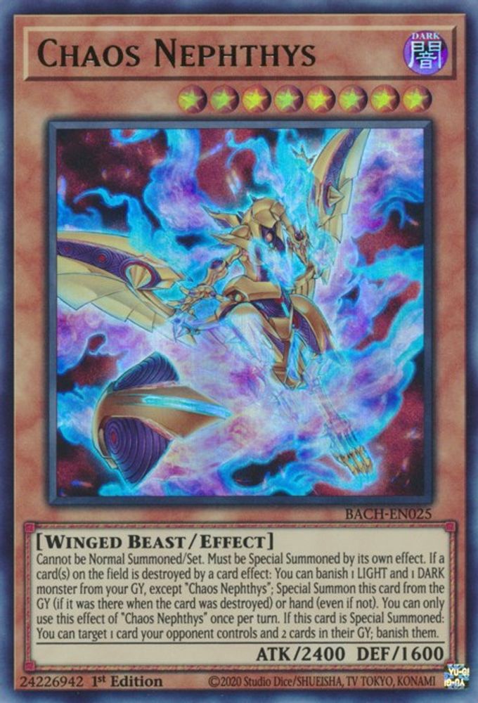 Chaos Nephthys (BACH-EN025) - Ultra Rare