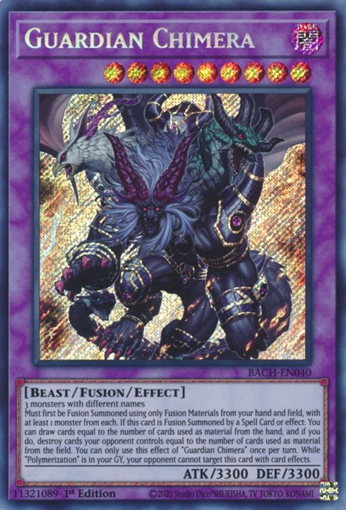 Guardian Chimera (BACH-EN040) - Secret Rare