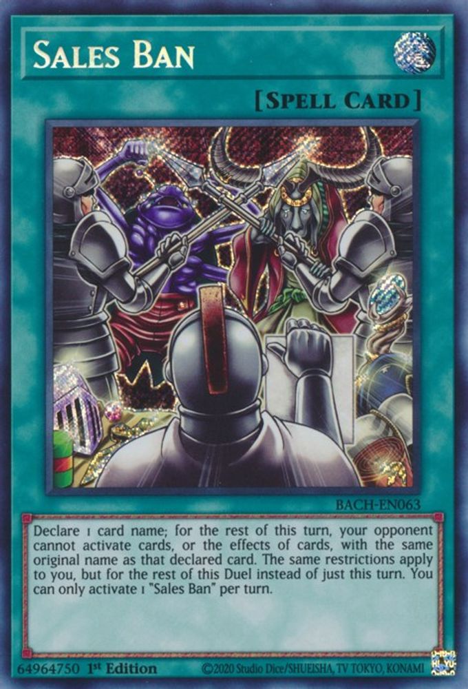 Sales Ban (BACH-EN063) - Secret Rare