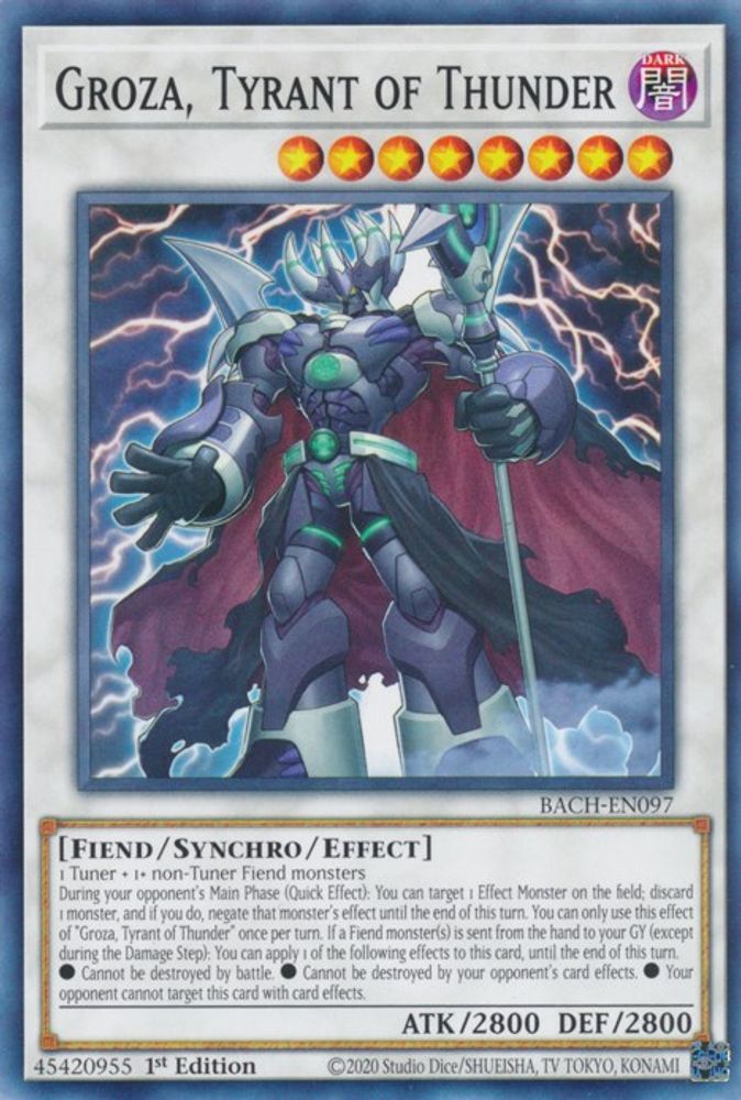 Groza, Tyrant of Thunder (BACH-EN097) - Common