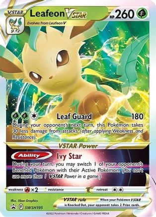 Leafeon VSTAR SWSH195  - Holofoil - Promo