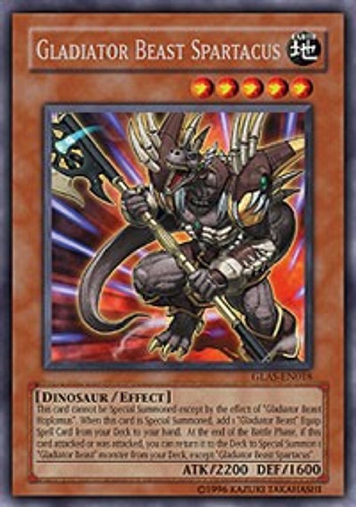Gladiator Beast Spartacus (GLAS-EN018) - Rare