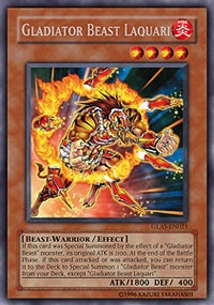 Gladiator Beast Laquari (GLAS-EN021) - Rare