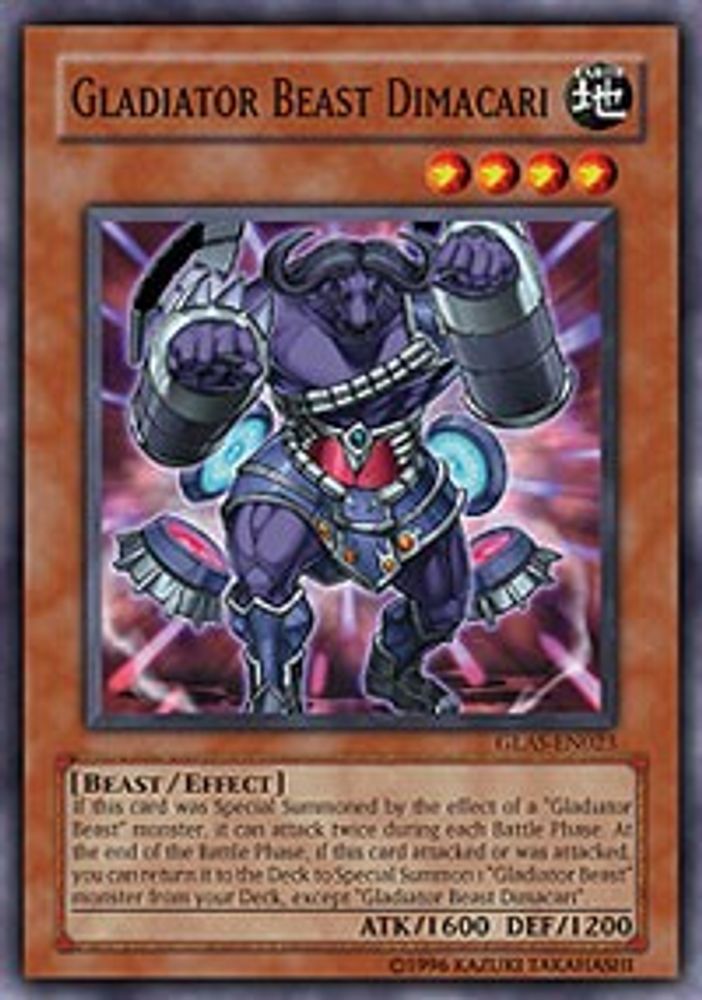 Gladiator Beast Dimacari (GLAS-EN023) - Common