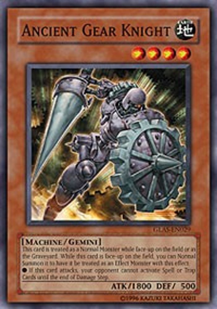 Ancient Gear Knight (GLAS-EN029) - Common