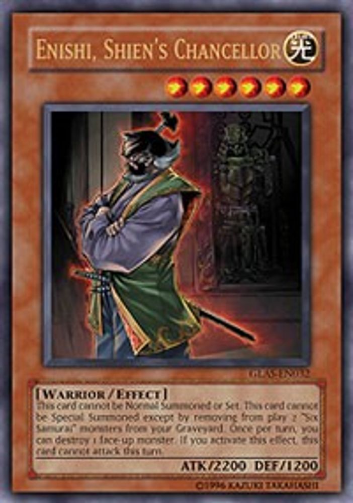 Enishi, Shien's Chancellor (GLAS-EN032) - Ultra Rare