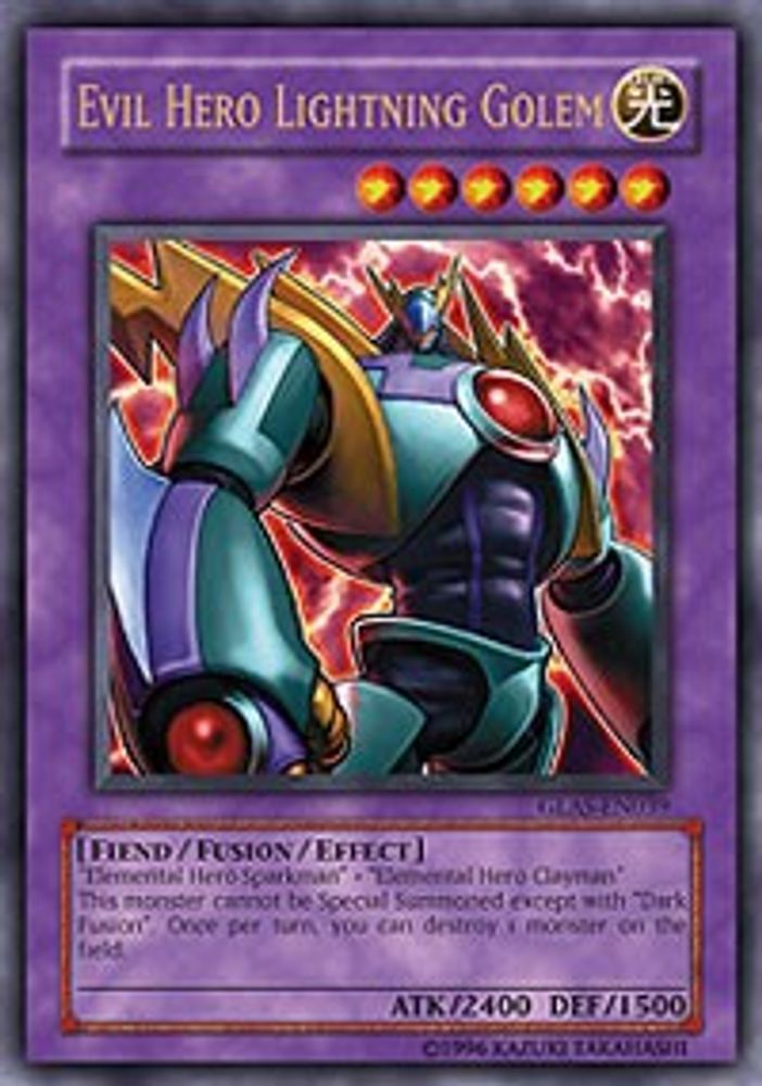 Evil Hero Lightning Golem (GLAS-EN039) - Ultra Rare